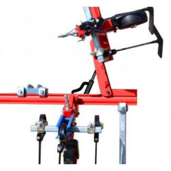 Hydraulic tool bar folding system